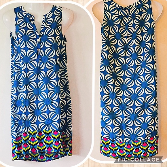 Tracy Negoshian Dresses & Skirts - Boutique-Tracy Negoshian Celia Dress in geo leaves